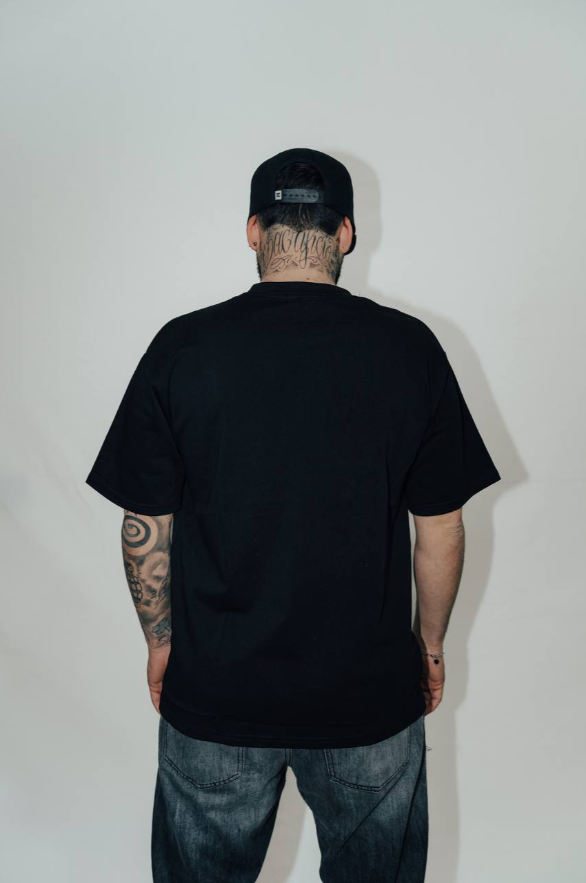 T-shirt over size Black