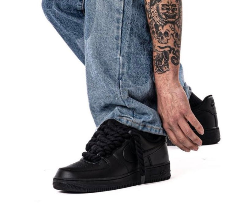 AF1 rope laces black