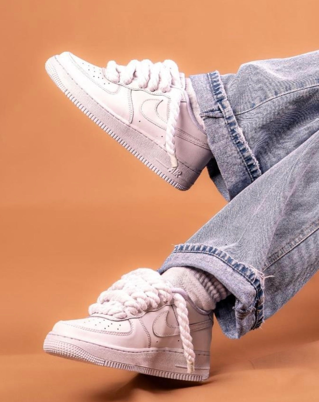 AF1 rope laces white