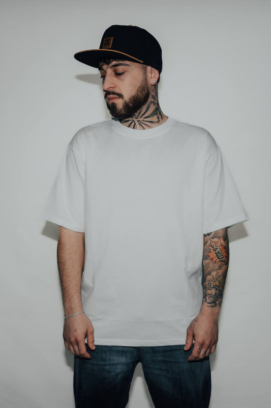 T-shirt over size White