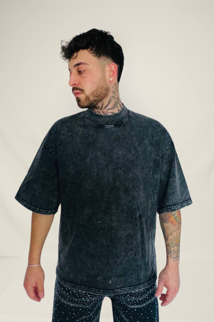 T-shirt black e gray