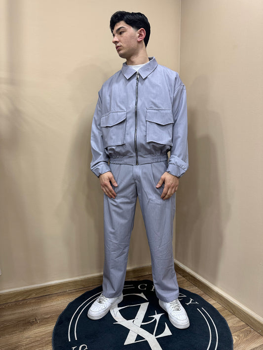 Coordinato sartoriale grigio