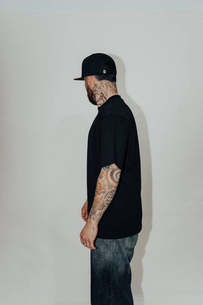 T-shirt over size Black