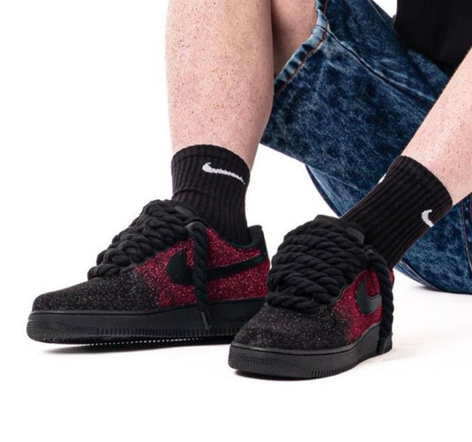 AF1 glitter red